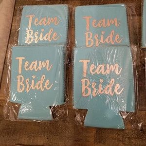 Team Bride can coolers